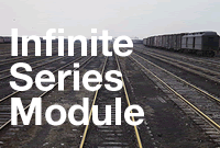 infinite series module - rail in the background