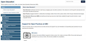 Introducing the Open Education LibGuide