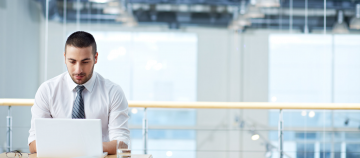 Image of man with laptop