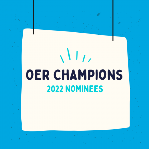 2022 OER Champions Announced